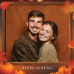 Modèles d’automne pour photobooth