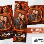 Modèle Citrouille d’automne pour photobooth
