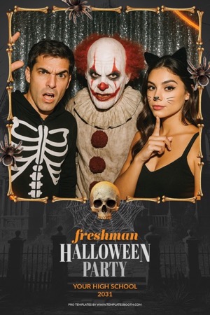 Halloween-Party-Fotobox-Vorlage