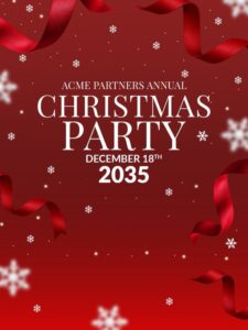 Christmas Snowflakes Photo Booth Template – Welcome Screens