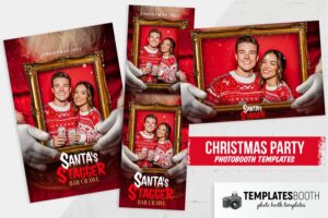 Santa Claus Photo Booth Template