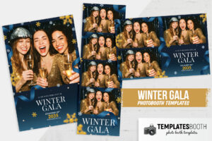 Winter Gala Photo Booth Template