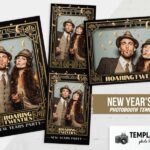 Art Deco NYE Photo Booth Template