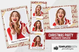 Christmas Party Photo Booth Template
