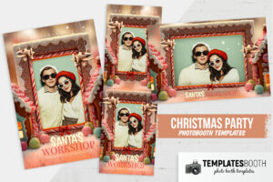 Christmas Workshop Photo Booth Template