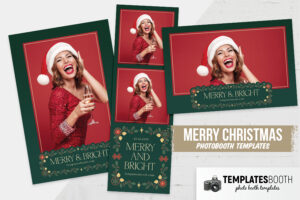 Classic Christmas Photo Booth Template