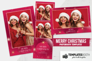 Contemporary Christmas Photo Booth Template