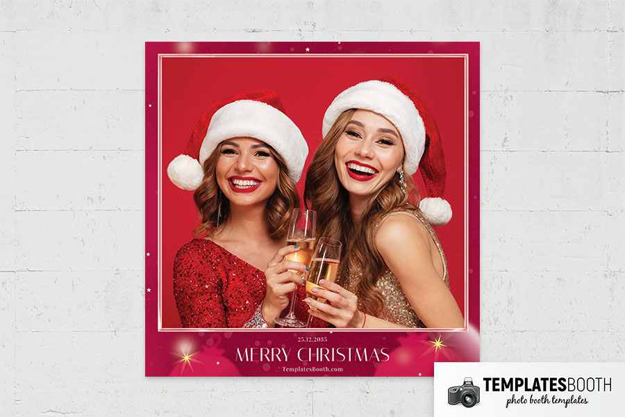 Contemporary Christmas Photo Booth Template