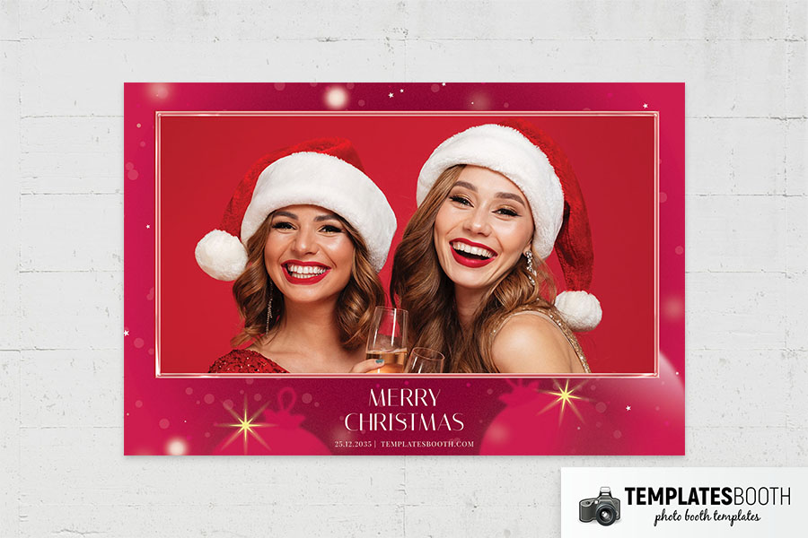 Contemporary Christmas Photo Booth Template