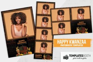 Dark Kwanzaa Photo Booth Template
