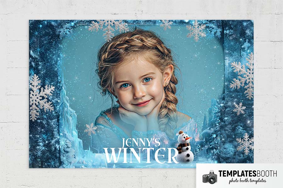 Frozen Birthday Photo Booth Template