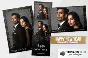 Happy New Year Photo Booth Template