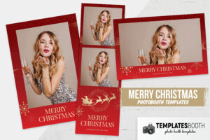 Merry Christmas Photo Booth Template