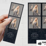 Minimalist New Year Photo Booth Template – Preview 3