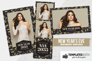New Years Party Photo Booth Template
