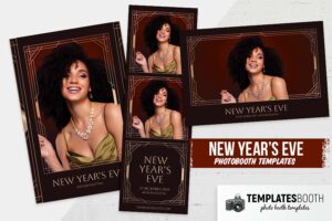 NYE Art Deco Photo Booth Template