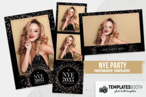 NYE Sparkles Photo Booth Template