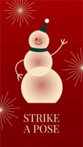 Animations d’écran pour photobooth miroir de Noël – Écrans de démarrage miroir