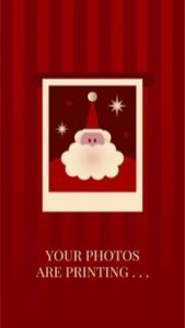 Animations d’écran pour photobooth miroir de Noël – Écrans de démarrage miroir