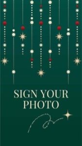 Animations d’écran pour photobooth miroir de Noël – Écrans de démarrage miroir