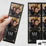 Art Deco New Years Eve Flyer Template