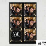Art Deco New Years Eve Flyer Template