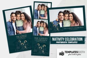 Christmas Nativity Photo Booth Template