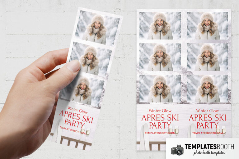 Apres Ski Party Photo Booth Template