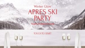 Apres Ski Party Photo Booth Template