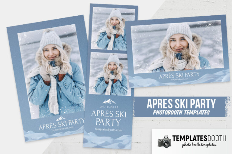 Après Ski Party Photo Booth Template