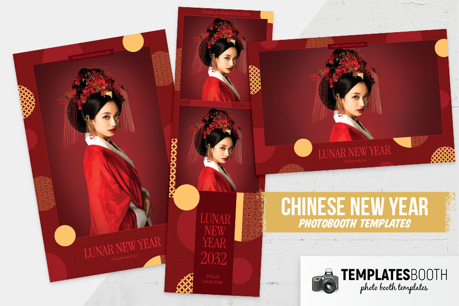 Chinese New Year Photo Booth Template