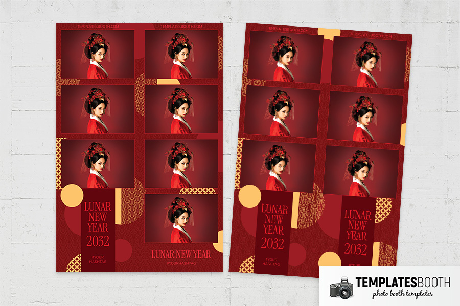 Chinese New Year Photo Booth Template