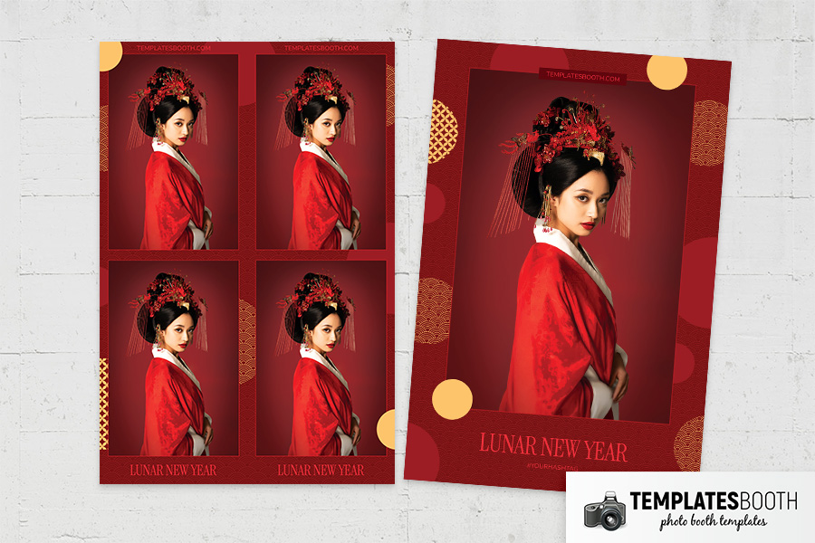 Chinese New Year Photo Booth Template