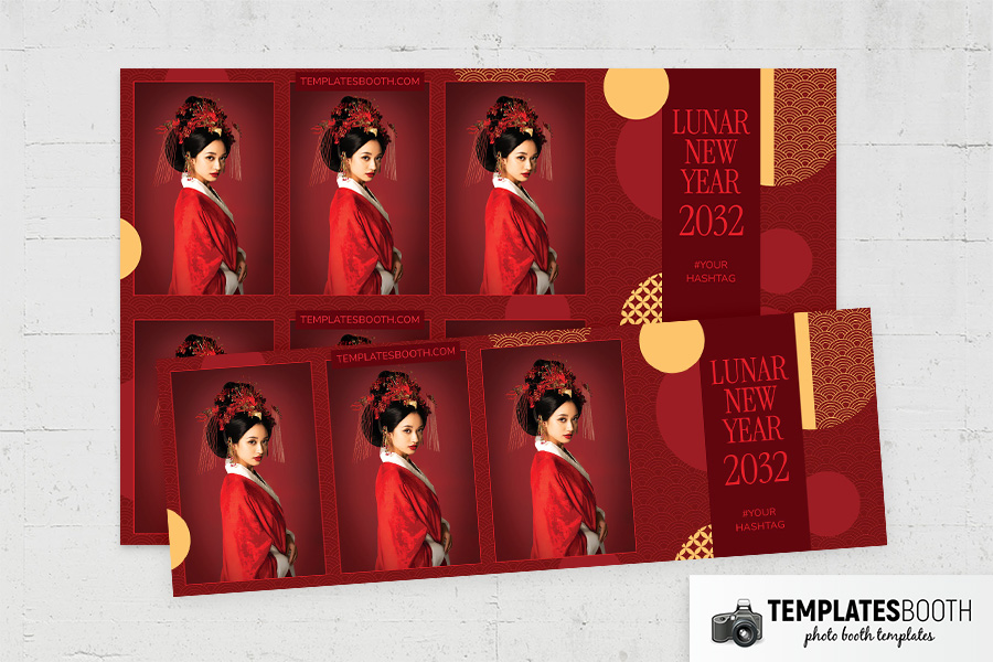 Chinese New Year Photo Booth Template