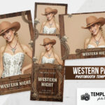 Country and Western Photo Booth Template
