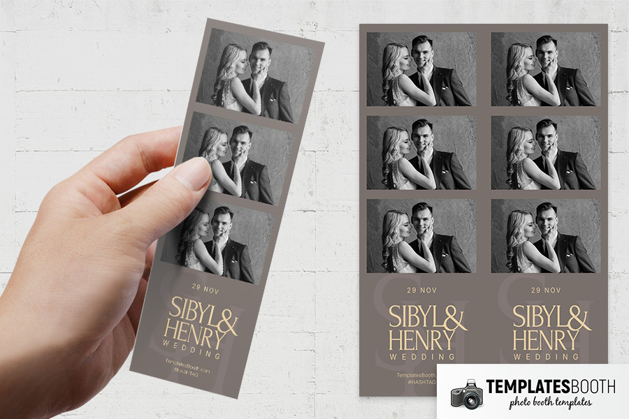 Minimal Stone Photo Booth Template