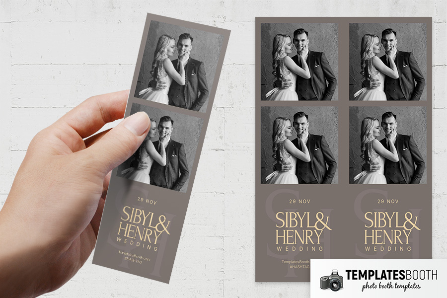Minimal Stone Photo Booth Template