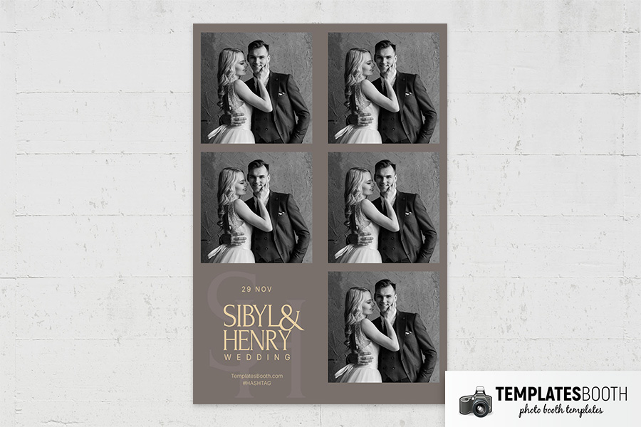 Minimal Stone Photo Booth Template
