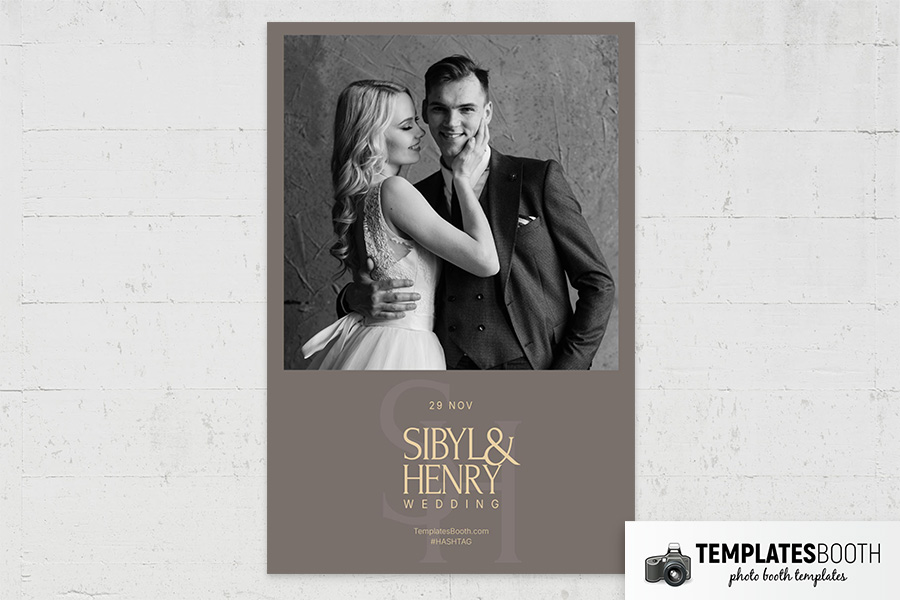 Minimal Stone Photo Booth Template