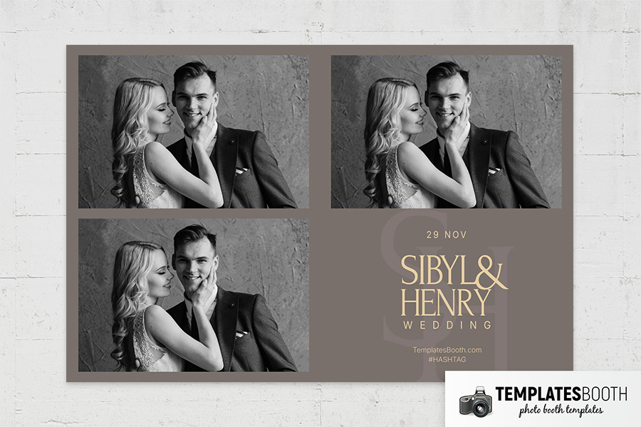 Minimal Stone Photo Booth Template
