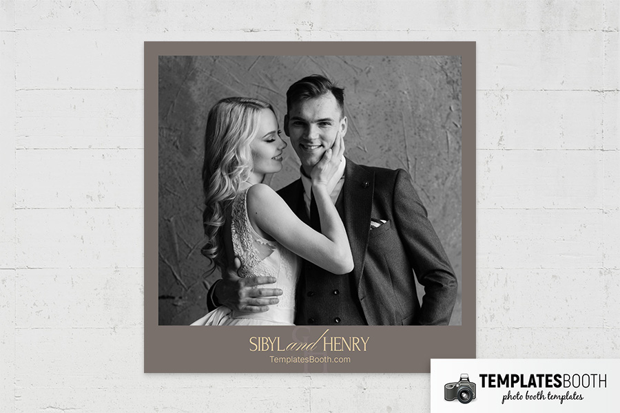 Minimal Stone Photo Booth Template