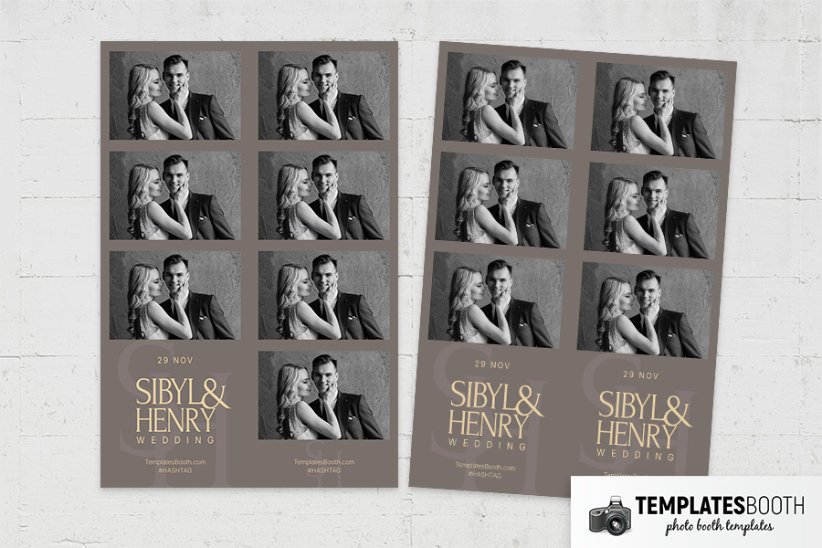Minimal Stone Photo Booth Template