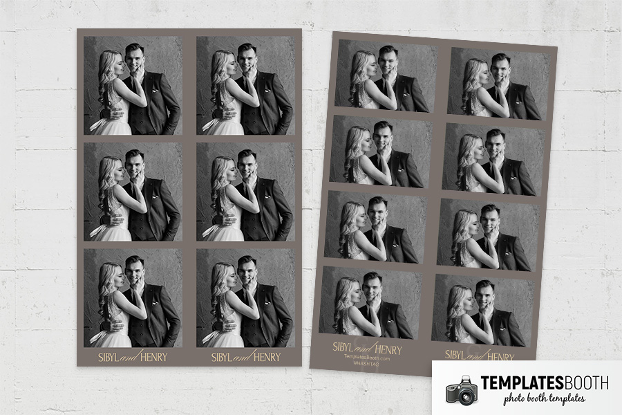 Minimal Stone Photo Booth Template