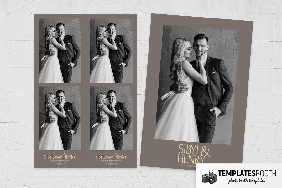 Minimal Stone Photo Booth Template