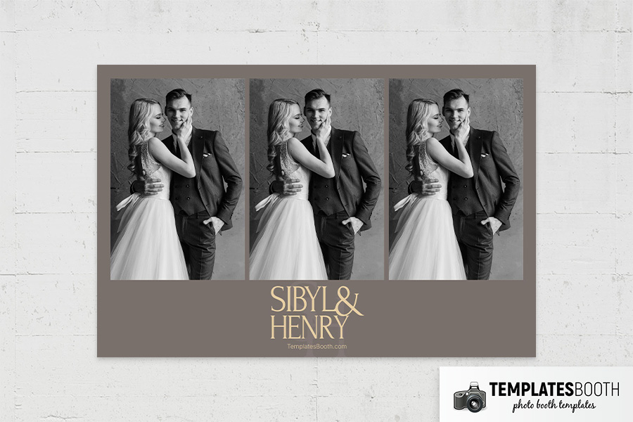 Minimal Stone Photo Booth Template