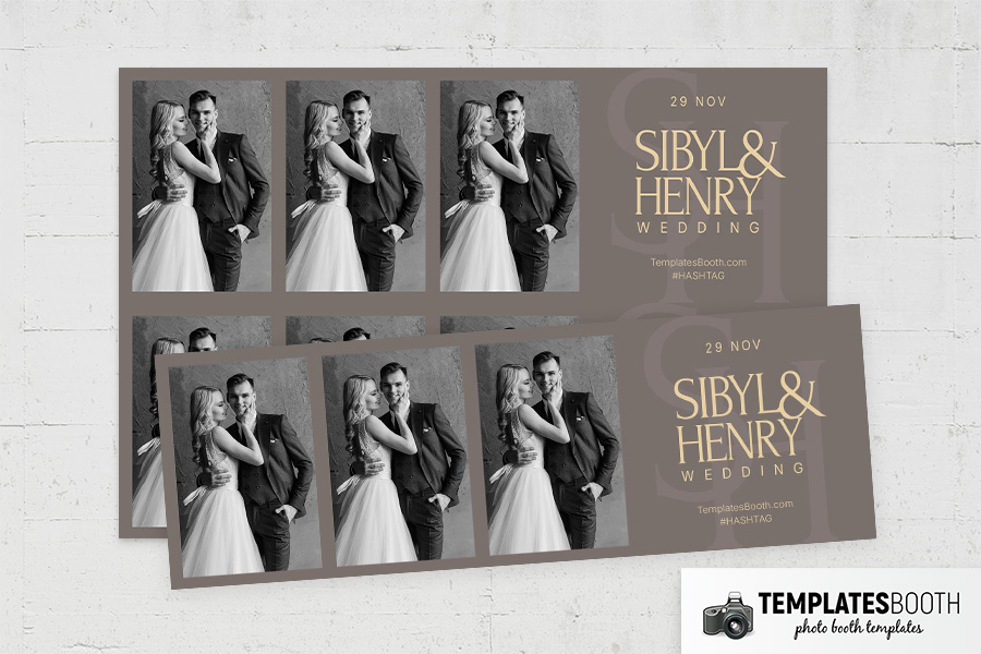 Minimal Stone Photo Booth Template