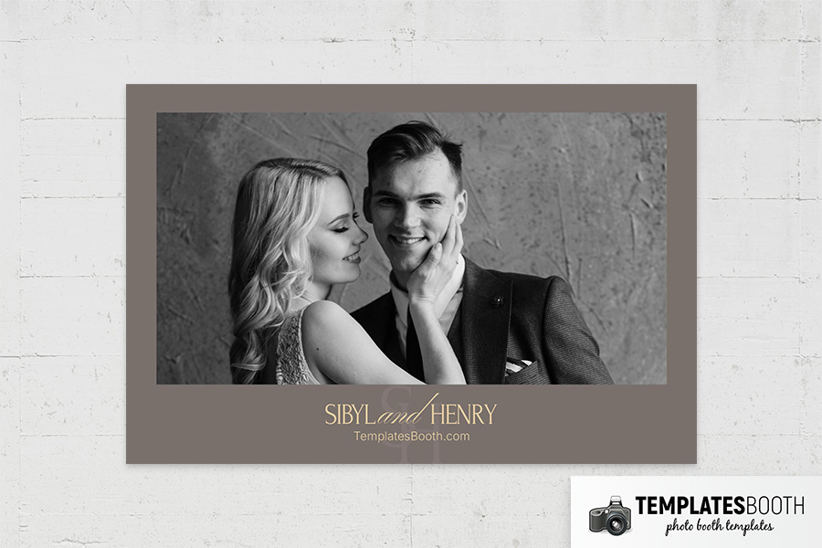 Minimal Stone Photo Booth Template