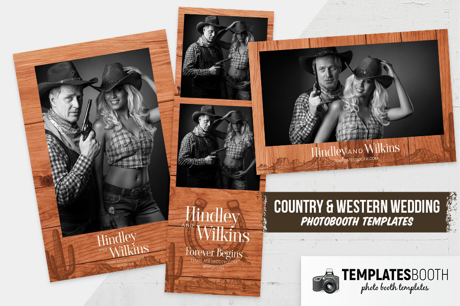 Out West Photo Booth Template