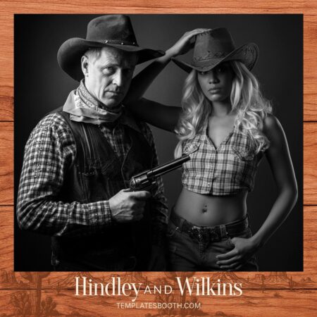 Out West Fotobox-Vorlage