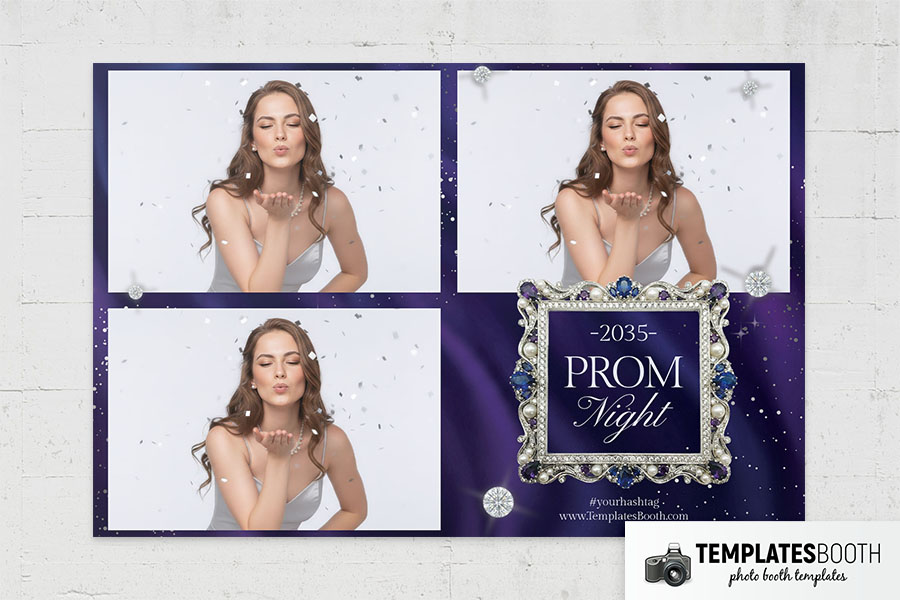 Prom Night Party Photo Booth Template Preview